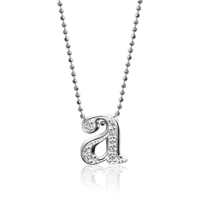 Alex Woo Letter A Initial Charm Necklace