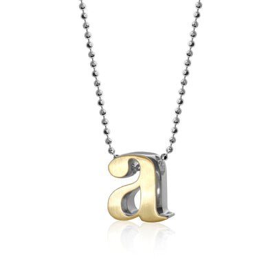 Alex Woo Letter A Initial Charm Necklace