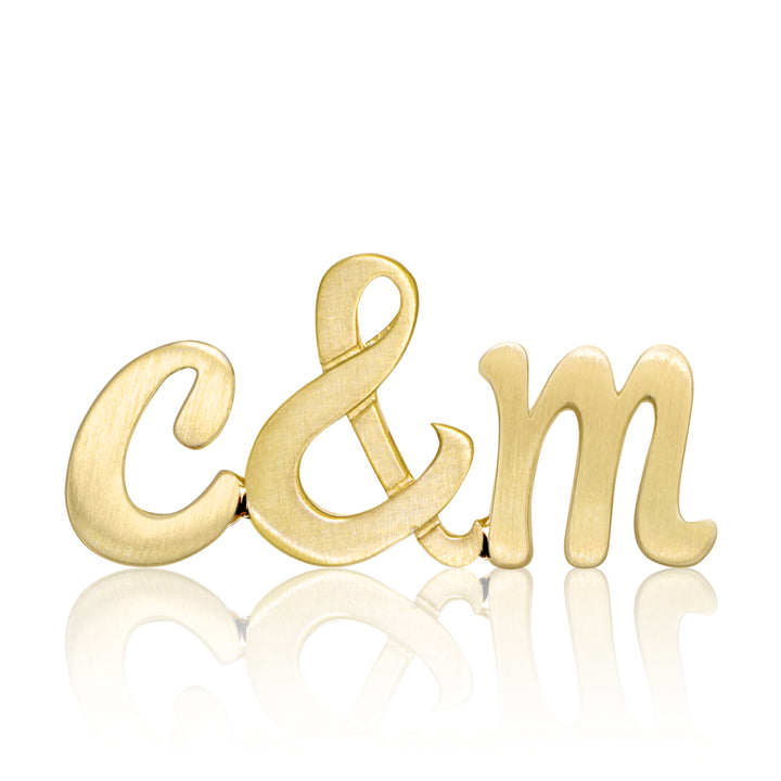 Alex Woo Custom Triple Autograph Letters Charm Little Icons™