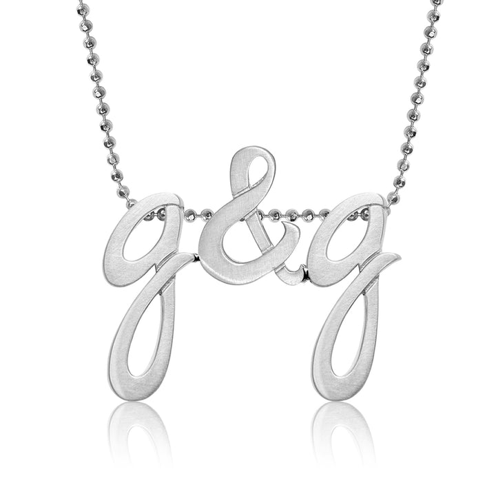 Alex Woo Custom Triple Autograph Letters Charm Little Icons™