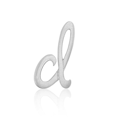 Alex Woo Autograph Letter d Scripted Initial Charm Necklace