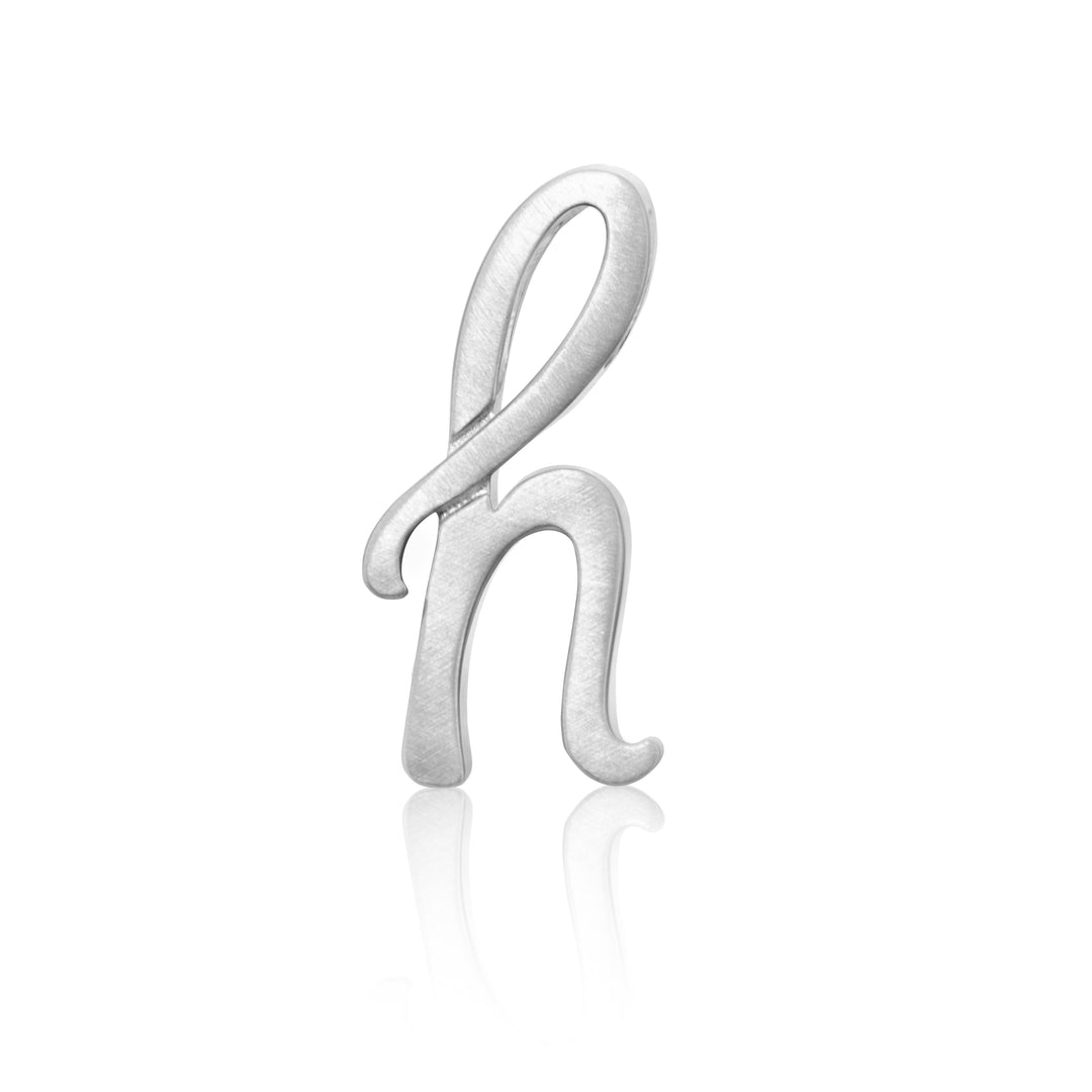 Alex Woo Autograph Letter h Scripted Initial Charm Necklace