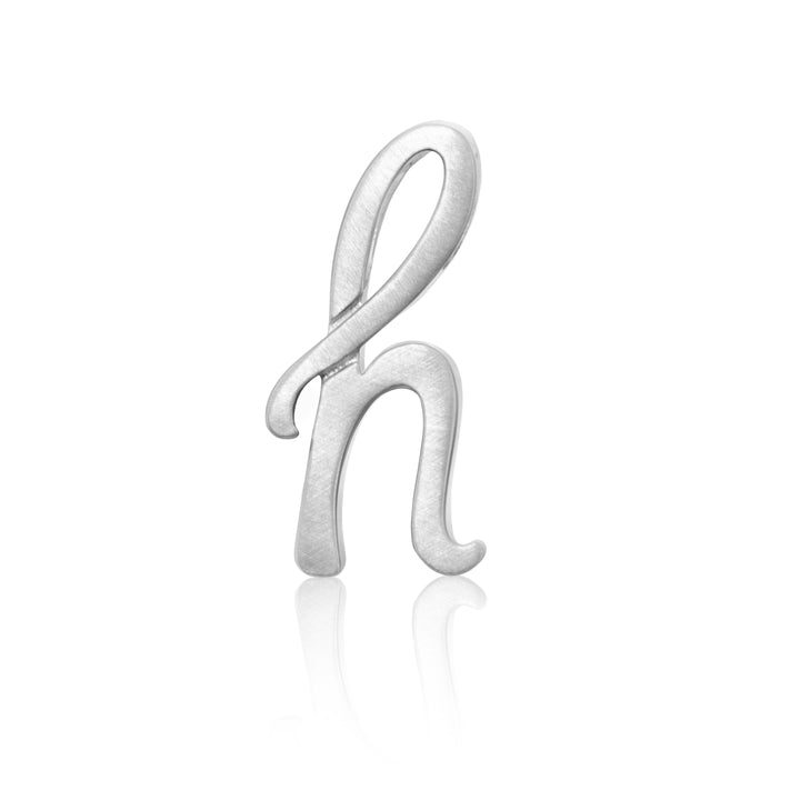 Alex Woo Autograph Letter h Scripted Initial Charm Necklace
