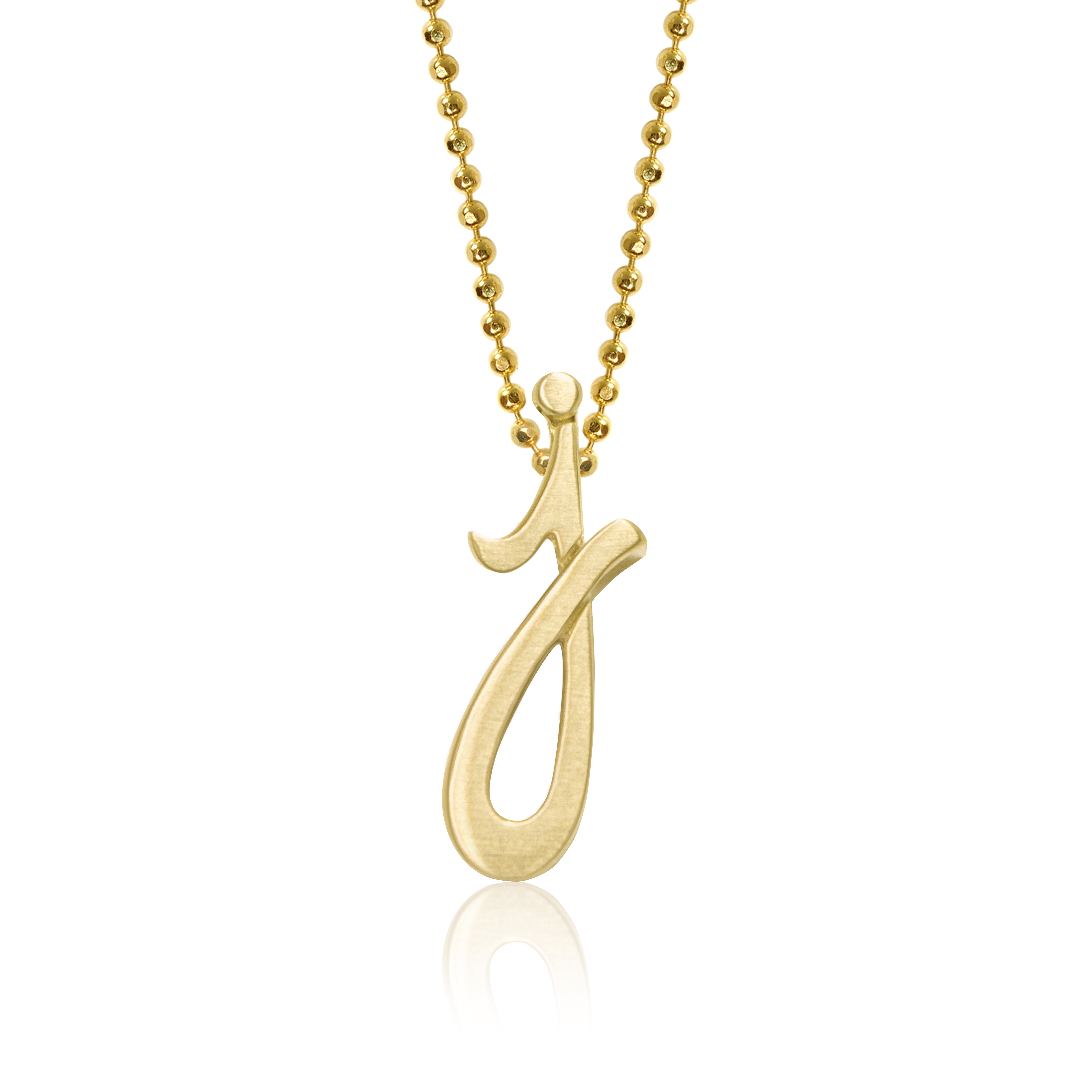 [WOOALONG]★Signature pendant necklace littleletters-autograph-j-g.