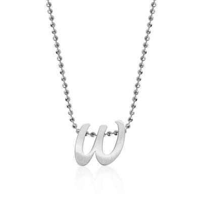 Alex Woo Autograph Letter w Scripted Initial Charm Necklace