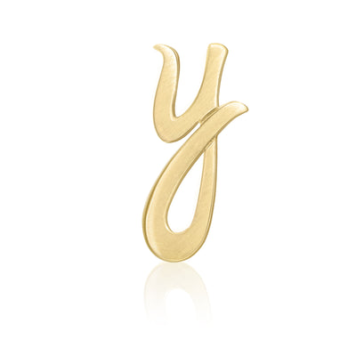 Alex Woo Autograph Letter y Scripted Initial Charm Necklace