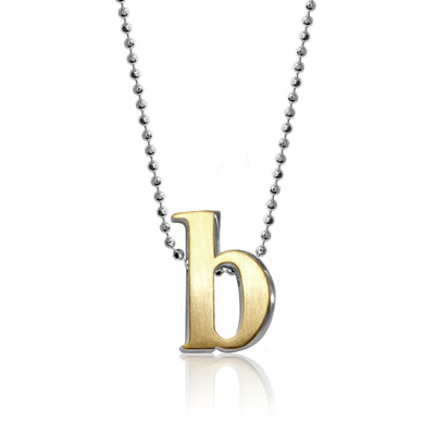 Alex Woo letter B Initial Charm Necklace