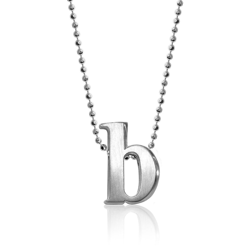 Alex Woo letter B Initial Charm Necklace