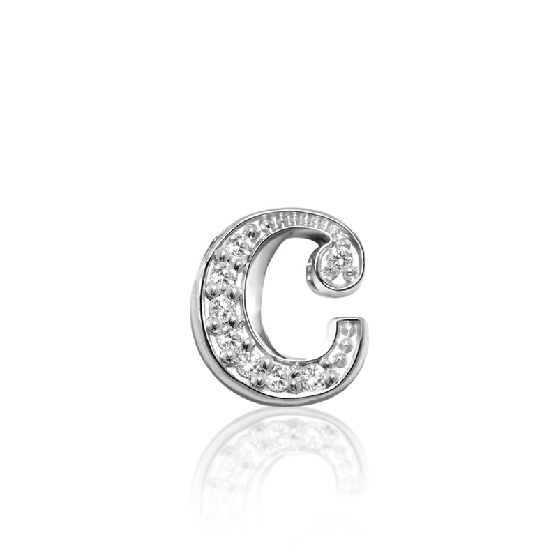 Alex Woo Little Letter C Initial Charm Necklace