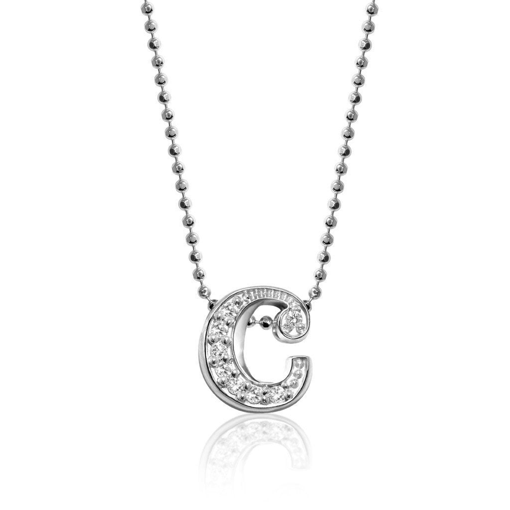 Alex Woo Letter C Initial Charm Necklace