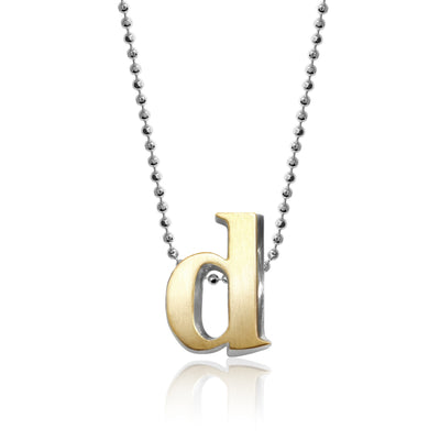 Alex Woo Letter D Initial Charm Necklace