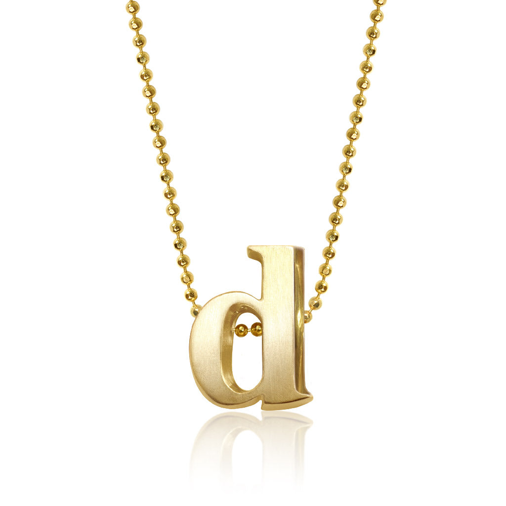 Alphabet Pendant Necklace Charms Gold Letter D | Color: Gold | Size: Os | Dressedbystar's Closet