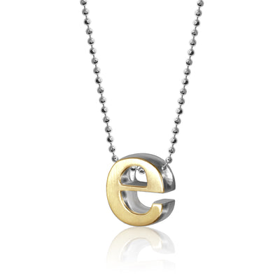 Alex Woo Letter E Initial Charm Necklace