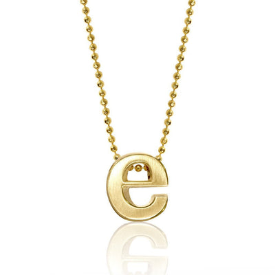 Alex Woo Letter E Initial Charm Necklace