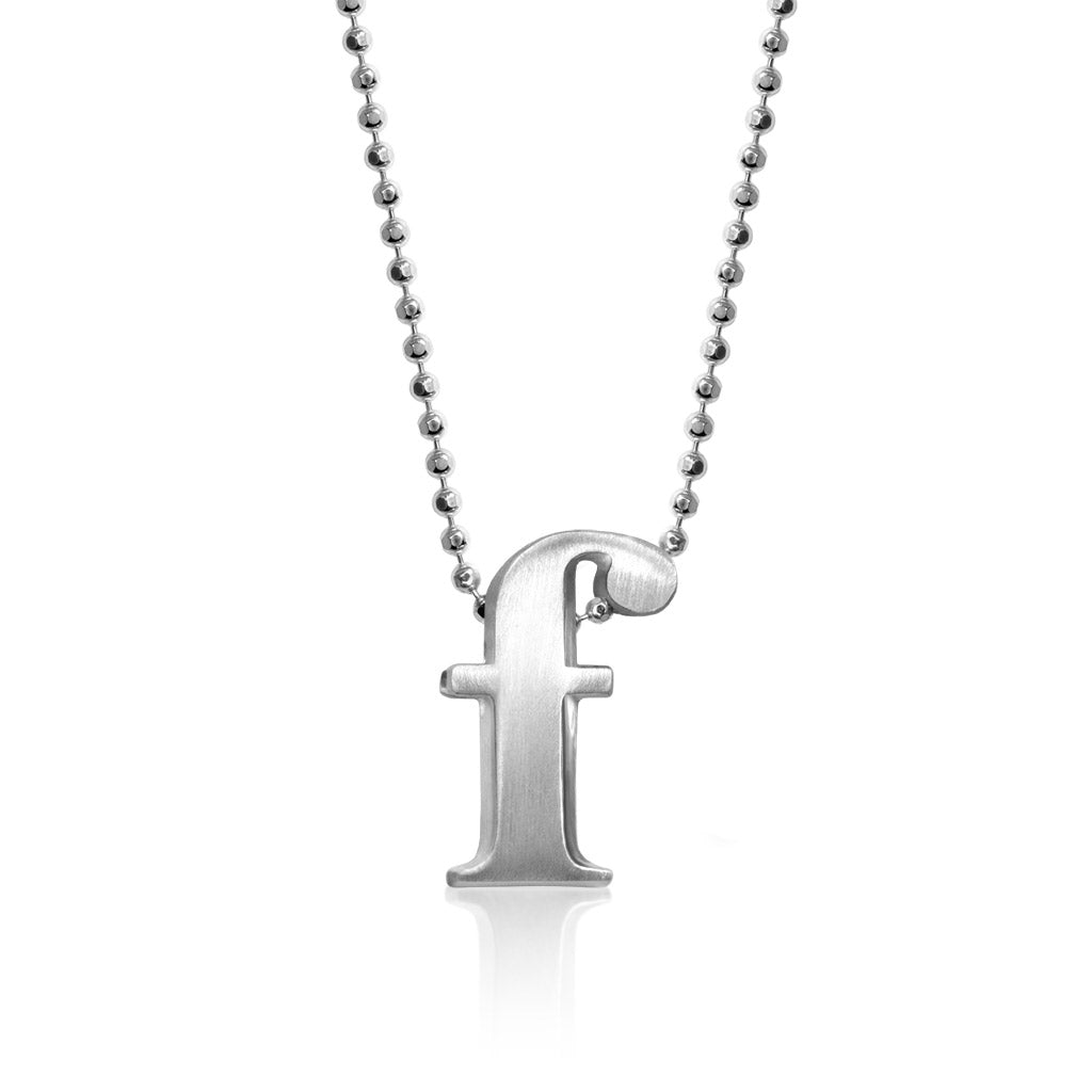 Alex Woo Letter F Initial Charm Necklace