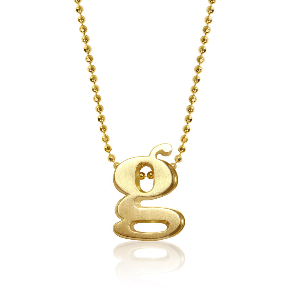 Alex Woo Letter G Initial Charm Necklace