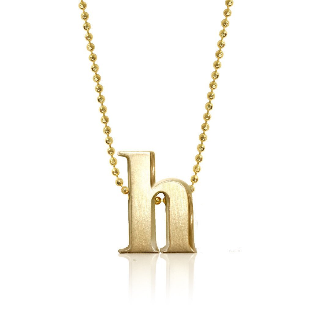 Alex Woo Letter H Initial Charm Necklace