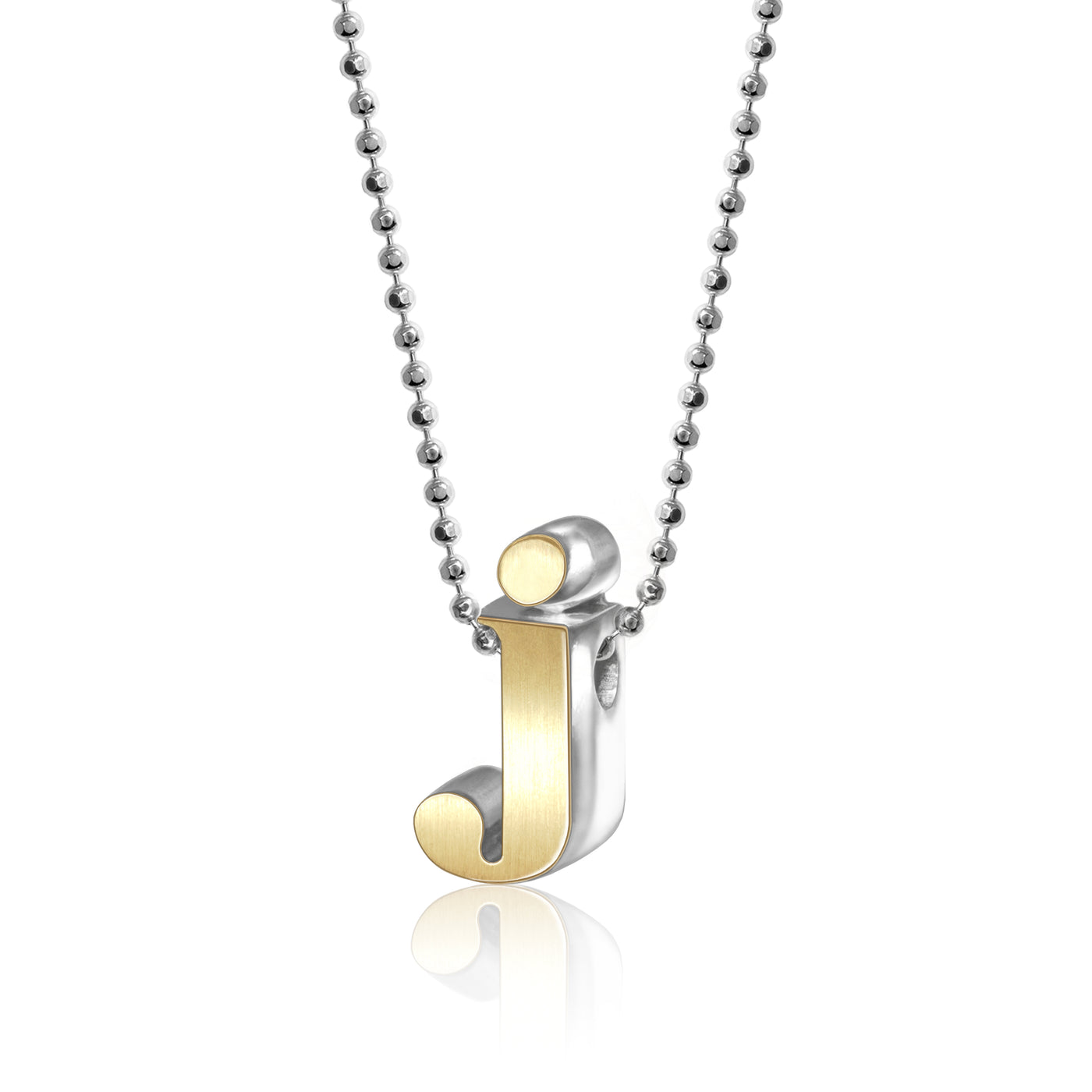 Alex Woo Letter J Initial Charm Necklace