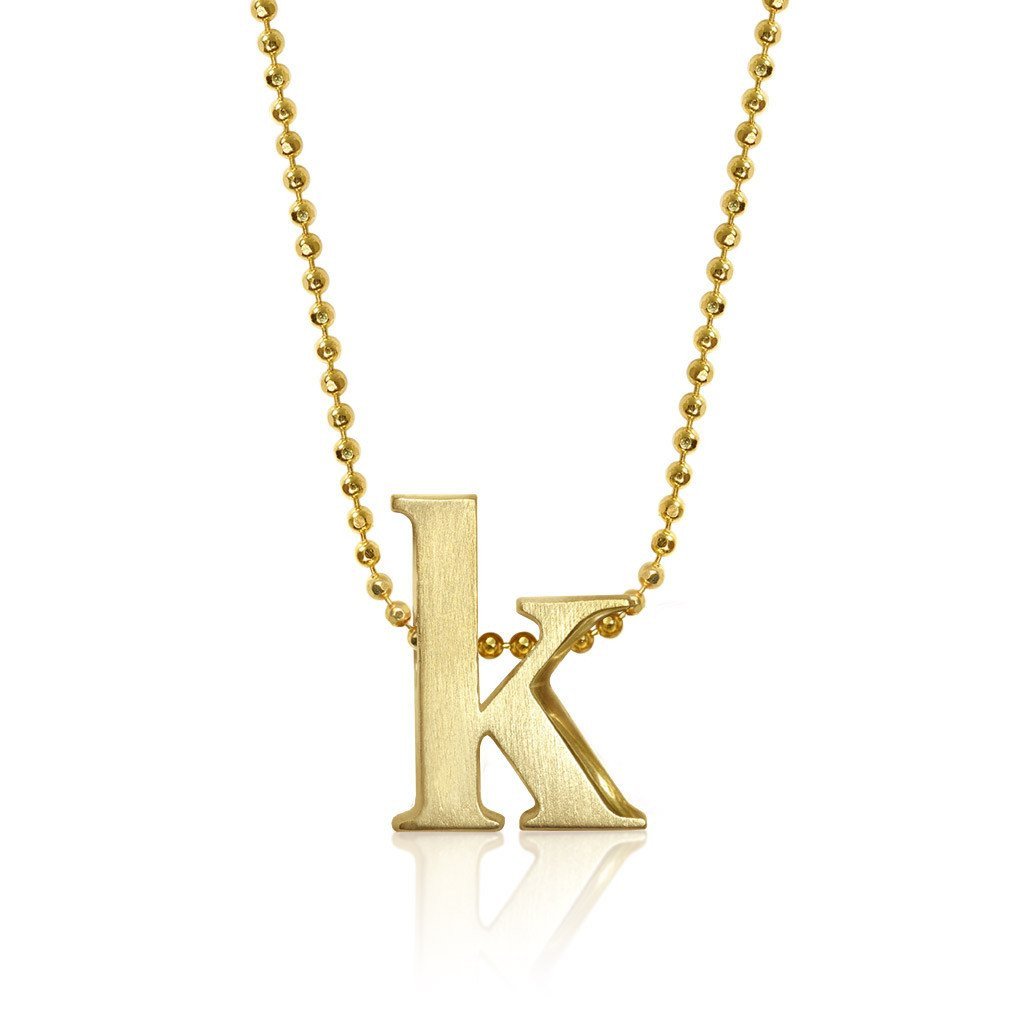 Alex Woo Letter K Initial Charm Necklace