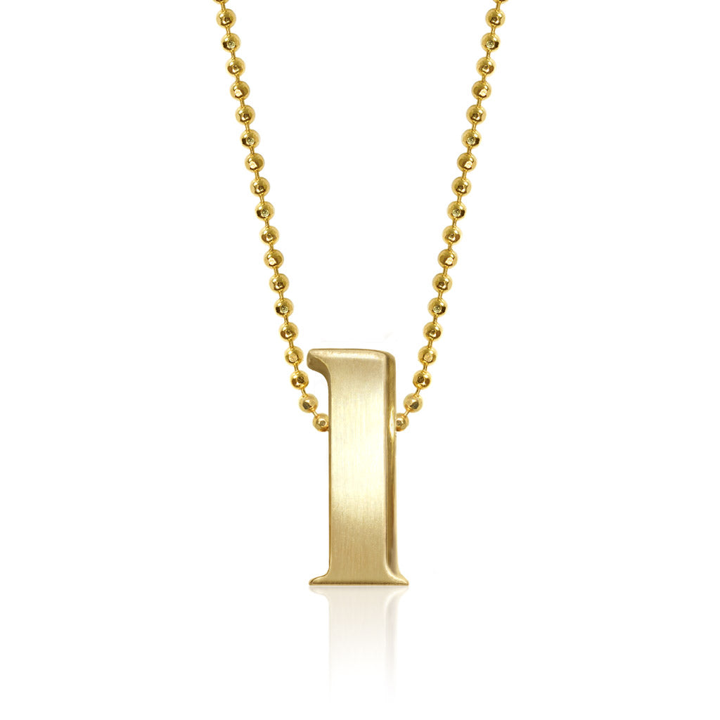 Alex Woo Letter L Initial Charm Necklace