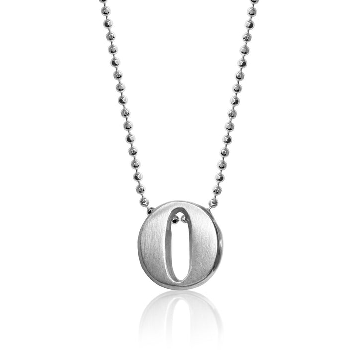 Alex Woo Letter O Initial Charm Necklace