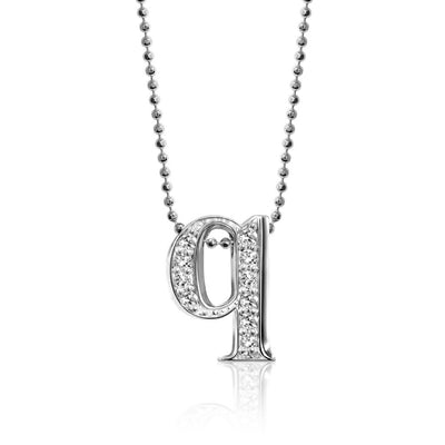 Alex Woo Letter Q Initial Charm Necklace