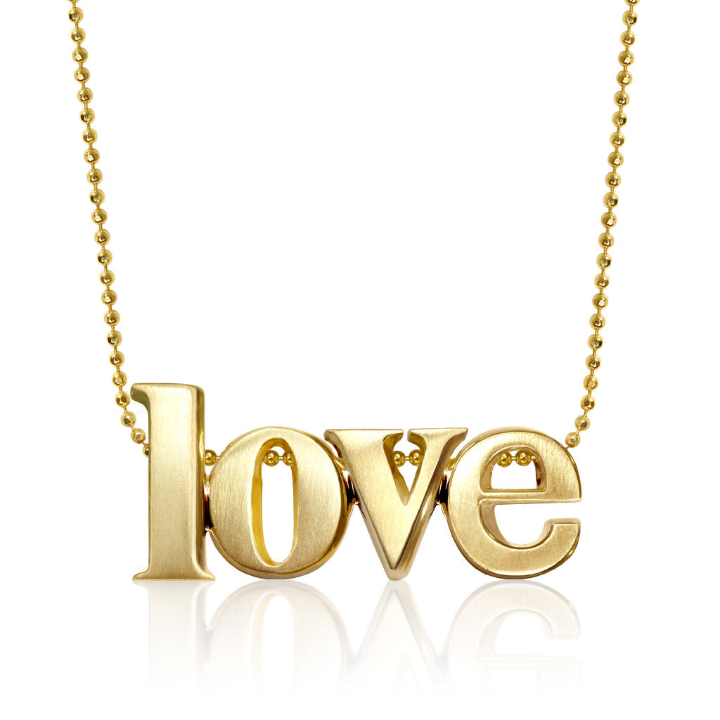 Alex Woo Custom Quadruple Letters Charm Necklace