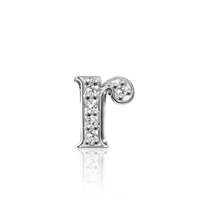 Alex Woo Little Letter R Initial Charm Necklace