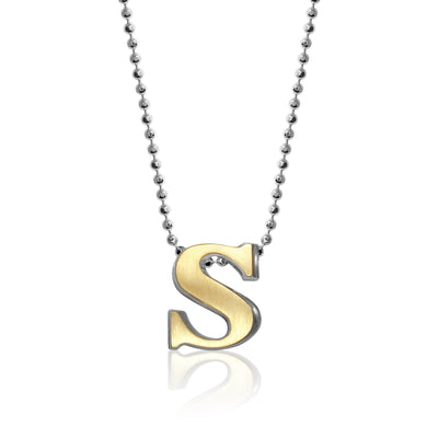 Alex Woo letter S Initial Charm Necklace