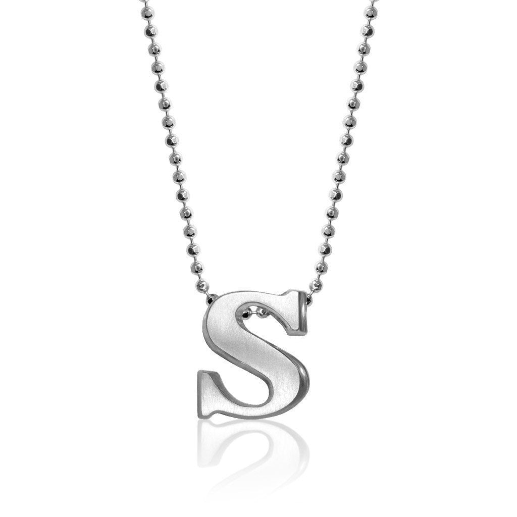 Alex Woo letter S Initial Charm Necklace – Alex Woo Jewelry