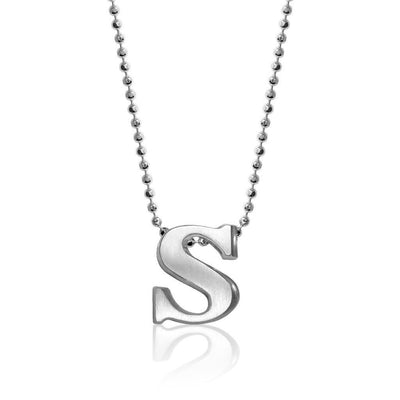 Alex Woo letter S Initial Charm Necklace