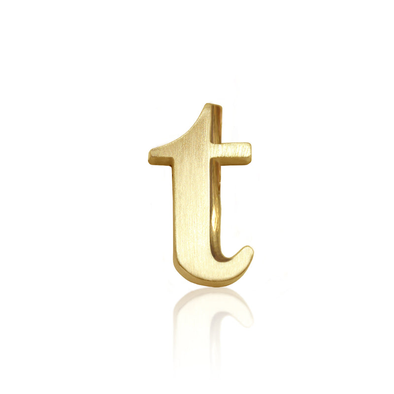 Alex Woo Little Letter T Initial Charm Necklace