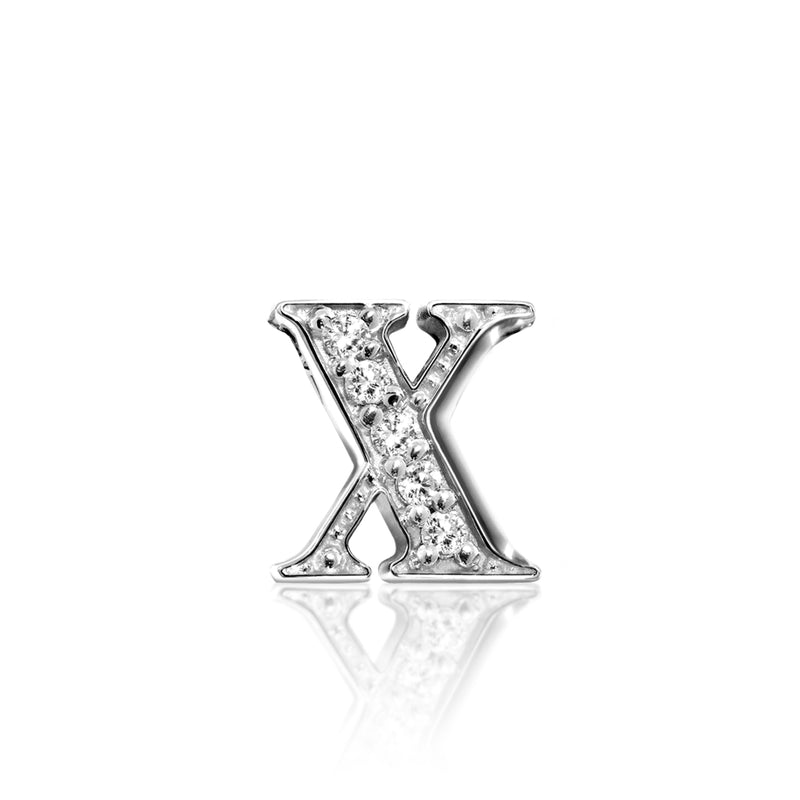 Alex Woo Little Letter X Initial Charm Necklace