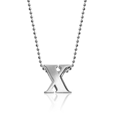 Alex Woo Letter X Initial Charm Necklace