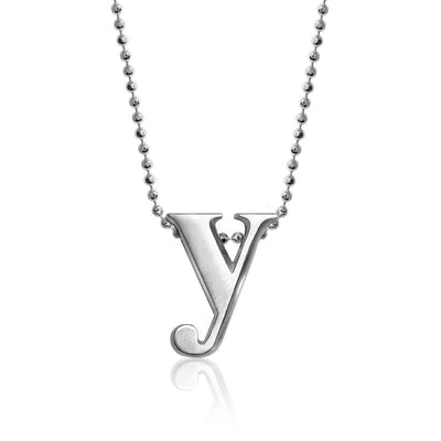 Alex Woo Letter Y Initial Charm Necklace