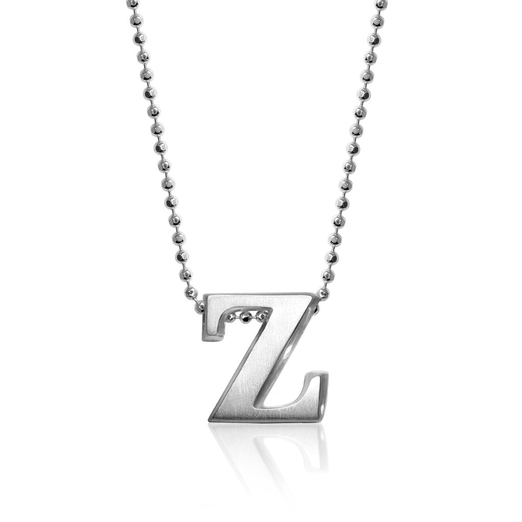 Alex Woo Letter Z Initial Charm Necklace