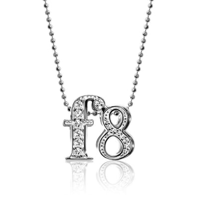 Alex Woo Letter & Number Charm Necklace Custom Combination