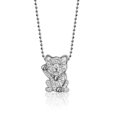 Alex Woo Luck Lucky Cat Charm Necklace