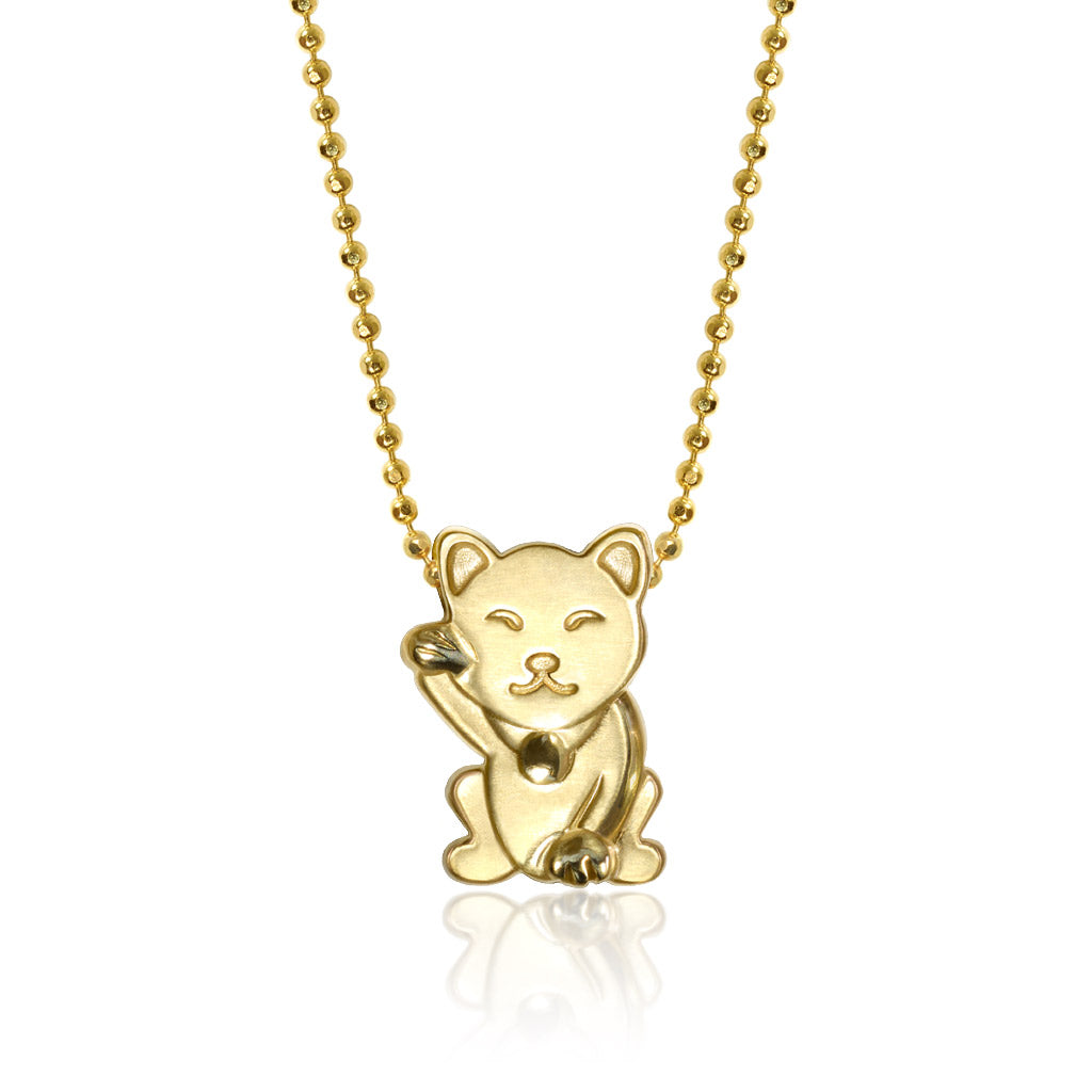 Alex Woo Luck Lucky Cat Charm Necklace