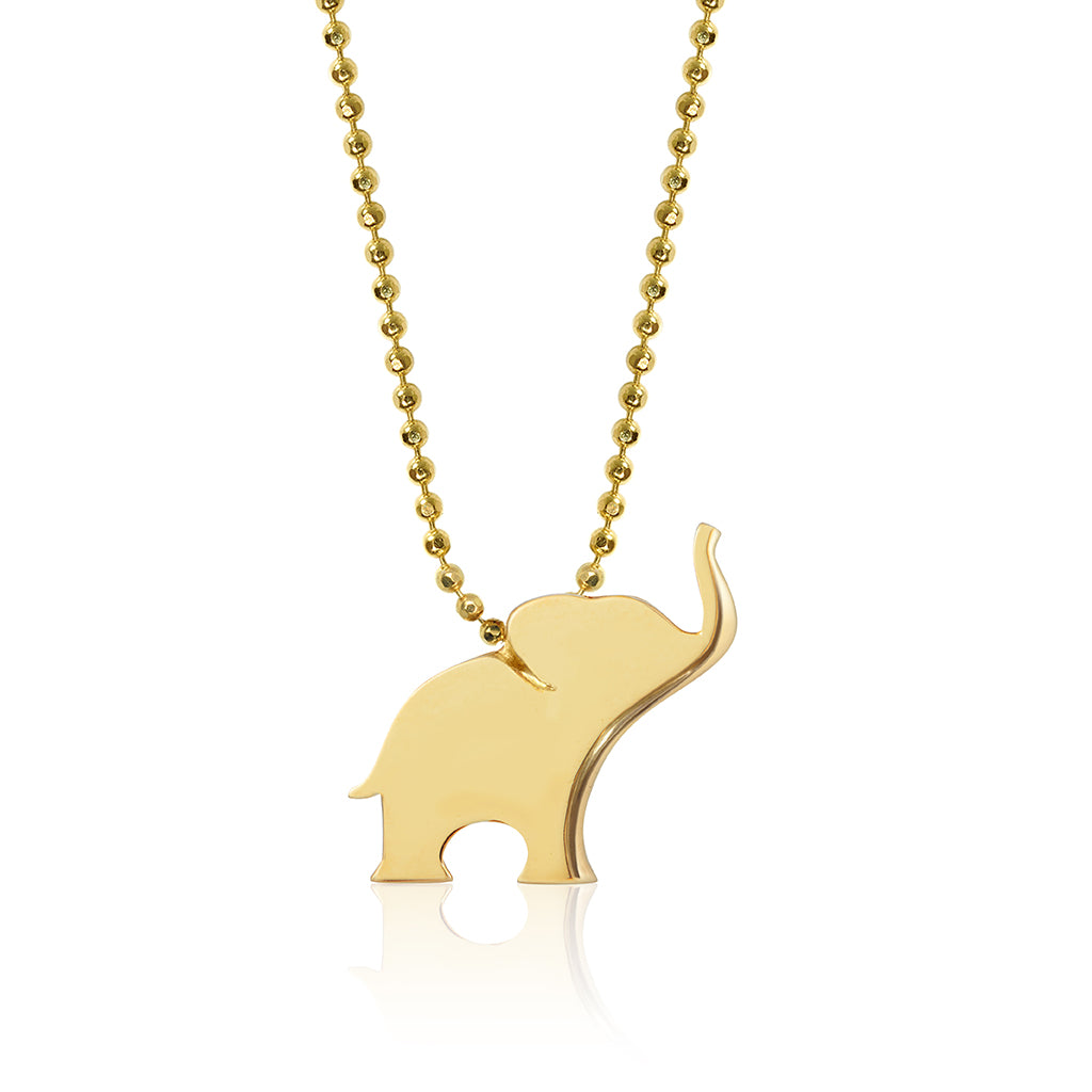 Alex Woo Luck Elephant Charm Necklace