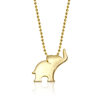 Alex Woo Luck Elephant Charm Necklace