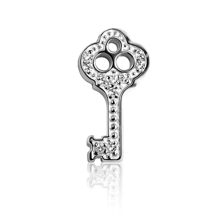 Alex Woo Luck Key Charm Necklace