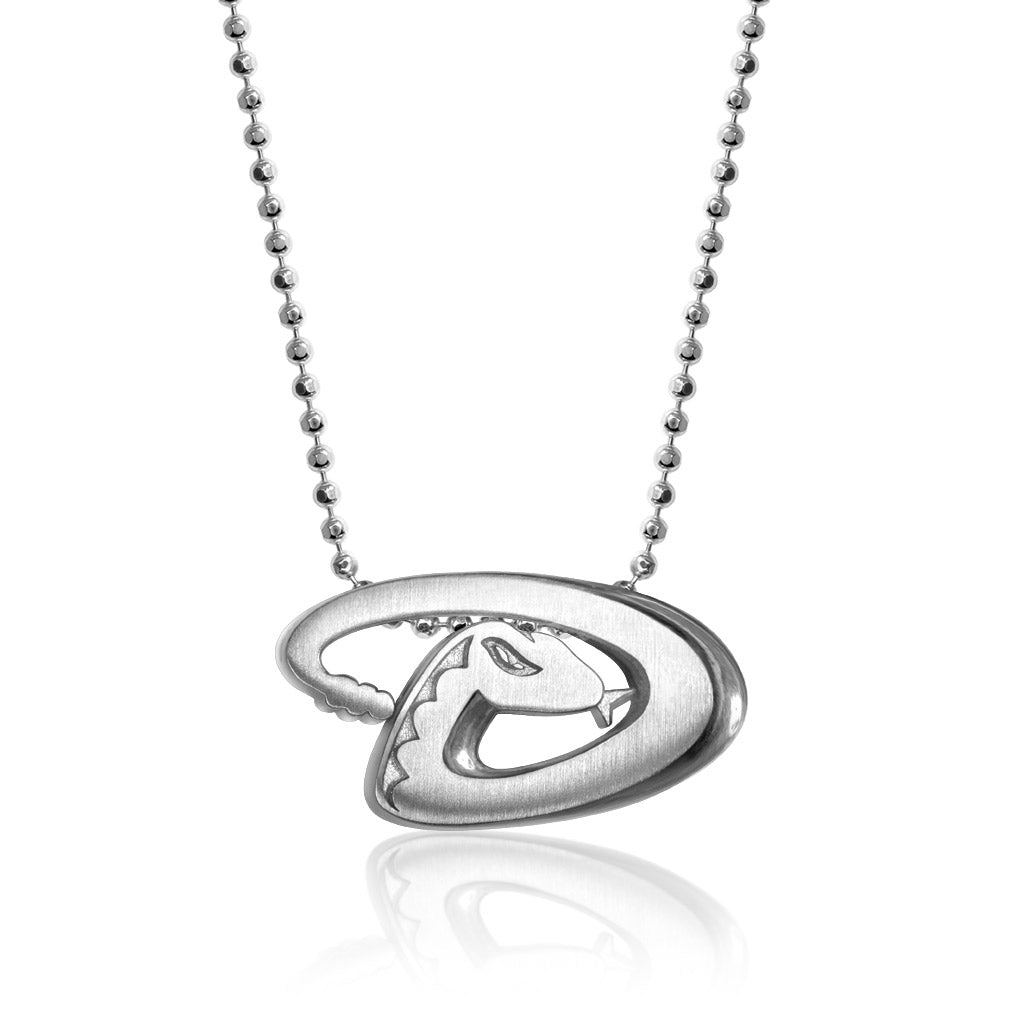 Alex Woo Zodiac Dragon Charm Necklace 14kt White Gold with Diamonds / 16 inch (Standard)
