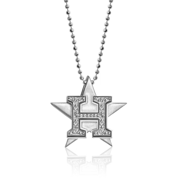 Alex Woo MLB Houston Charm Necklace