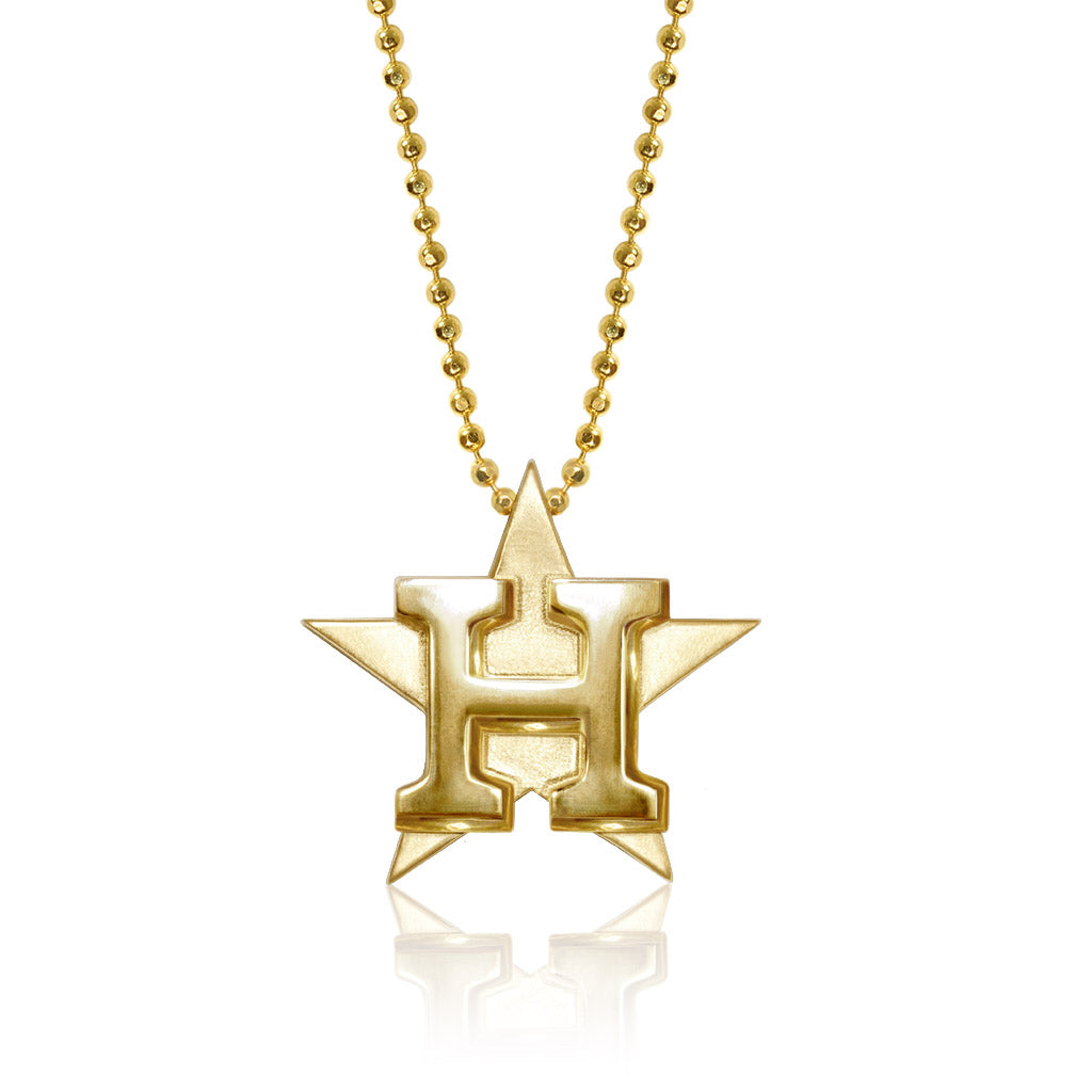 Alex Woo MLB Houston Charm Necklace