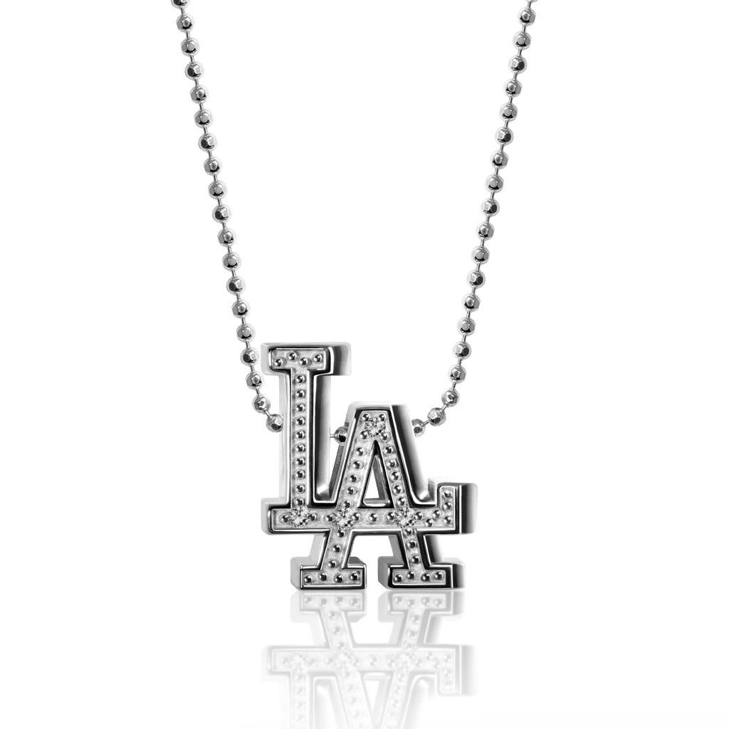 Alex Woo MLB Los Angeles Dodgers Charm Necklace