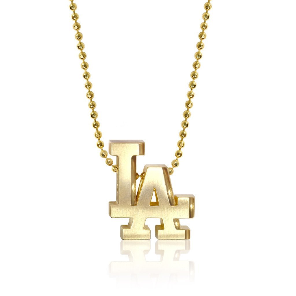 Women's Alex Woo St. Louis Cardinals 16 Little Logo 14k Yellow Gold  Necklace 