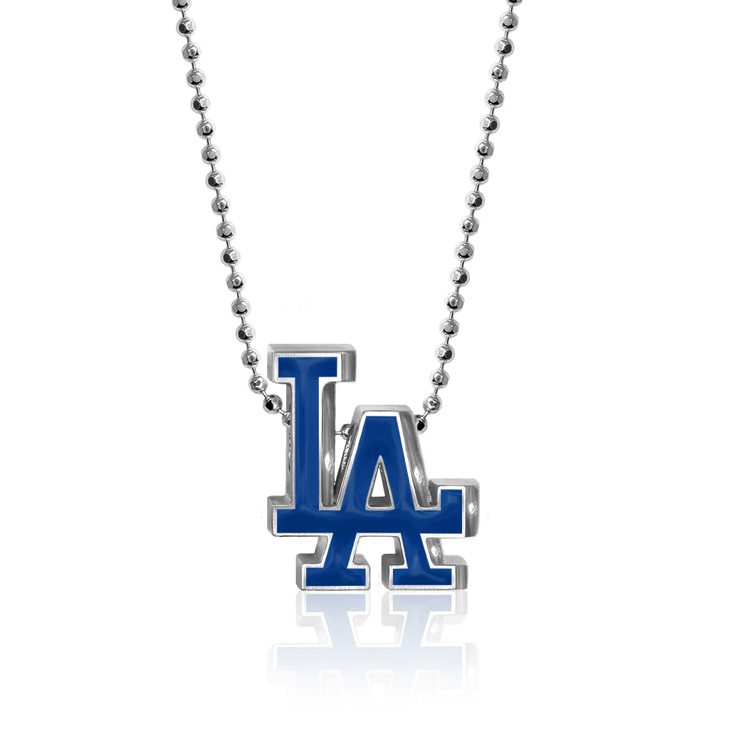 Women's Los Angeles Dodgers 18'' 14k Yellow Gold Small Pendant Necklace