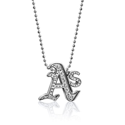 Alex Woo MLB Oakland Athletics Charm Necklace