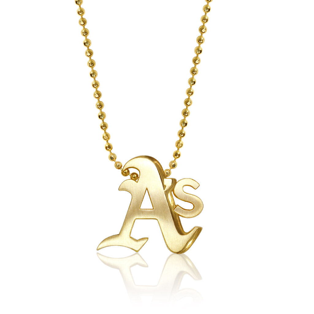 Alex Woo MLB Oakland Athletics Charm Necklace